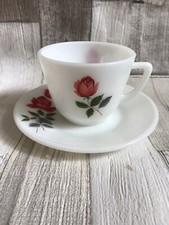 JAJ Pyrex Tea Cup & Saucer