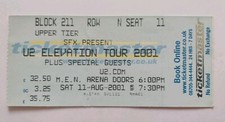 Elevation tour 2001 - elevation,