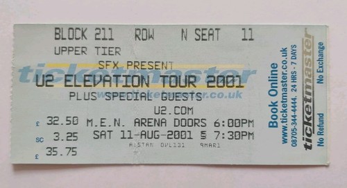 Elevation tour 2001 - u2,