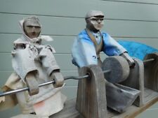 ANTIQUE WOODEN VINTAGE WOODEN SWEDISH SCANDINAVIAN WHIRLIGIG YARD FOLK ART