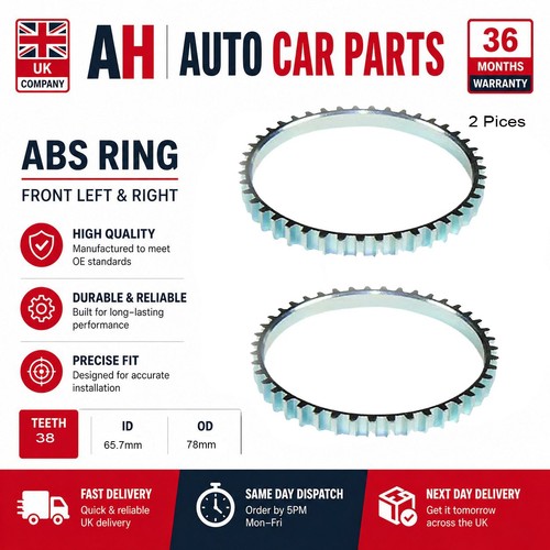 Front abs reluctor ring - 2x,