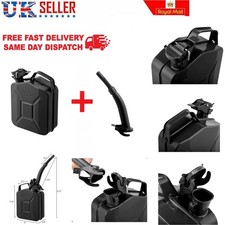 5L Black Metal Jerry Can