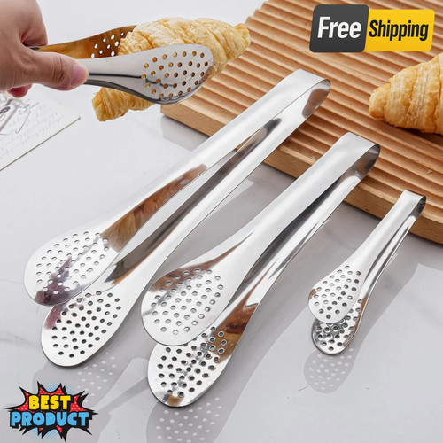Stainless steel kitchen tongs - stainless,