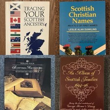 Selection Of 4 Scottish Ancestory Books In Excellent Condition