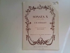 Sonata for flute and bass - sonata, x