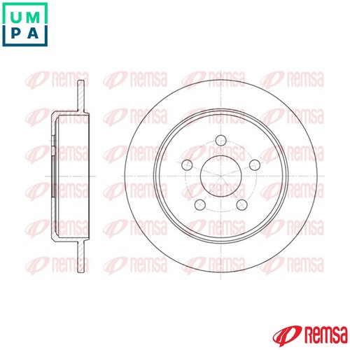 Brake disc 6901 - brake, 6901.00