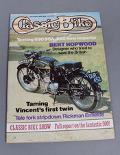 Classic Bike DEC 1982 Gold