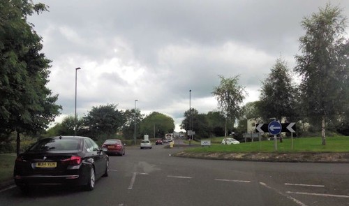 Photo 6x4 roundabout odd - roundabout,