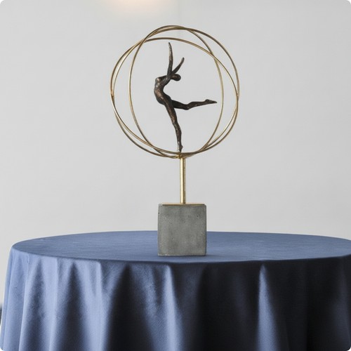 Gymnast figurine with - figurine,