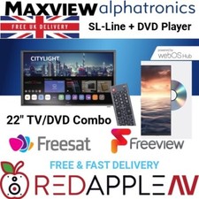 Alphatronics 22" SL-Line+ Full HD Smart TV 12V/240V DVD Freeview Freesat