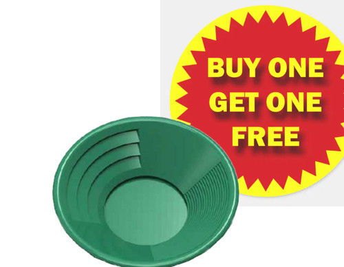 Panning gold pan green - panning,