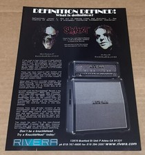 JIM ROOT & MICK THOMSON of SLIPKNOT - RIVERA AMPS - 2004 Print Advertisement