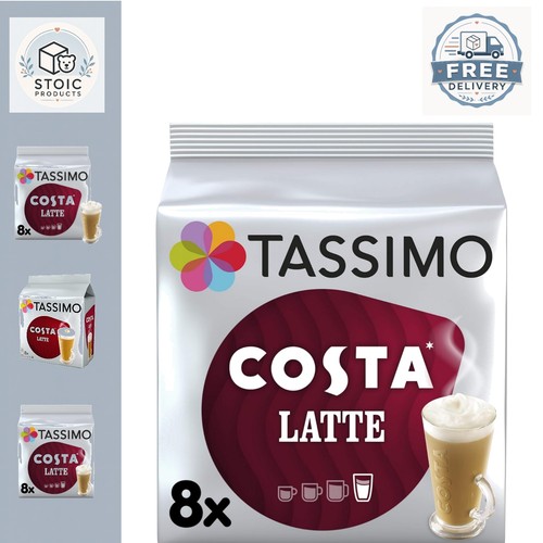 Caffeinated costa latte coffee - caffeinated,