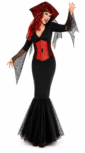 Ladies gothic miss widow - ladies,