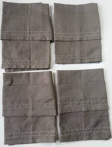 Taupe grey linen blend - grey,