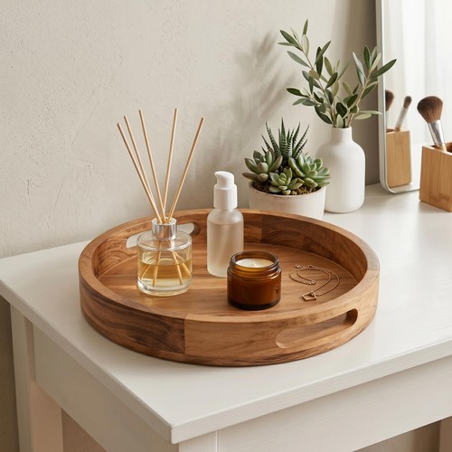 Large round serving - round,