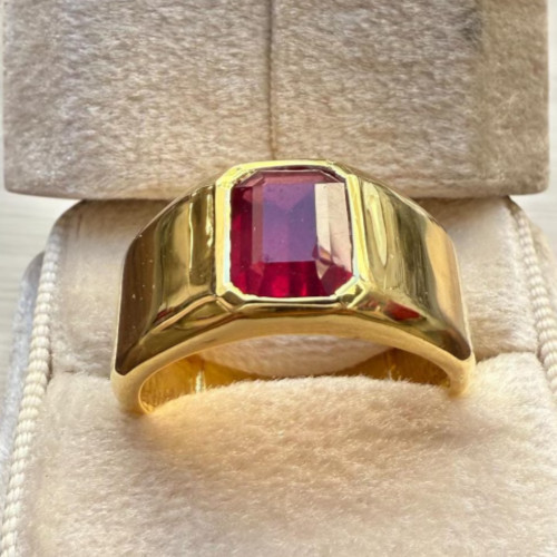 Carats ruby ring natural - 4,
