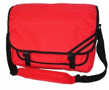 BAG SHOULDER STRAP MESSENGER LAPTOP SCHOOL WORK OFFICE SHOULDER RED MEN'S