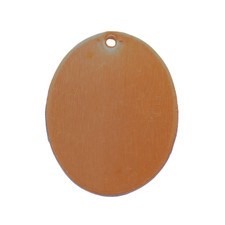 Copper Blanks Oval Shape 25 x