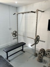 Olympic Gym Barbell Dumbbell Bench Squat Rack Pull Up Bar 182kg Olympic Weights