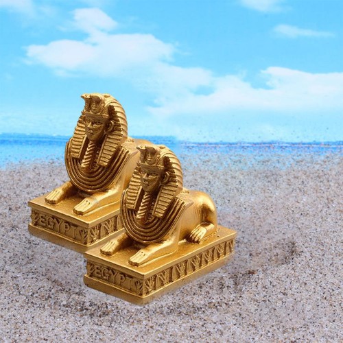 2pcs sphinx statues - statues, egyptian