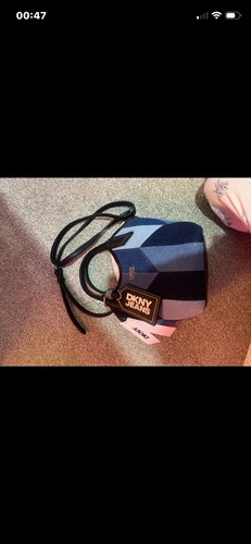 Dkny blue denim bag - dkny,