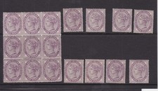 GB QV QUEEN VICTORIA PENNY LILAC STAMPS MNH MINT POSTAGE & INLAND REVENUE