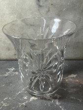 Old Vintage Cut Glass Lamp Shade