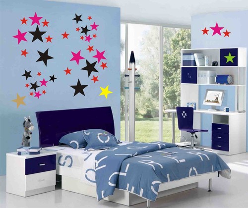 Big stars wall - art, stickers