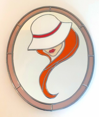 Stained glass art mirror 15 - art,