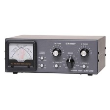 COMET CAT-300 300W HF Antenna Tuner 1.8-60MHz 11-Band SWR Meter DC11-15V