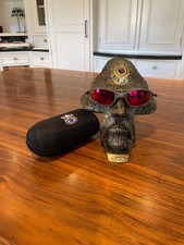 Oakley Juliet Ruby Iridium X Metal Sunglasses W/Sideblinders