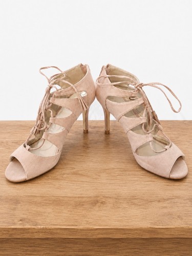 Monsoon pink suede lace - monsoon,