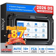 2026 XTOOL D5 OBD2 Scanner