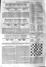 Original Old Antique Print 1845 German Danish Railway Carriages Train Victorian