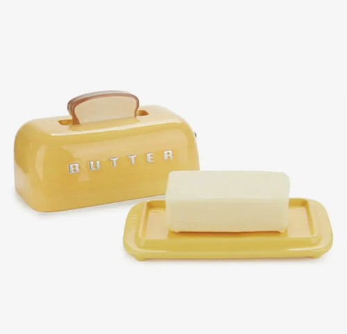 Balvi yellow ceramic butter - yellow,