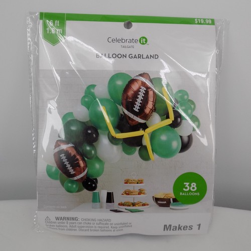Football balloon garland - football,