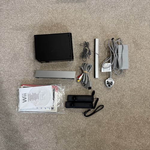 Nintendo wii black home - wii,