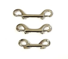 Double Ended Trigger Clips Hooks Snap Hook Clip Nickel Plated In 3 Sizes