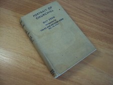 Portrait Of Churchill Vintage Book By Guy Eden Dated 1950