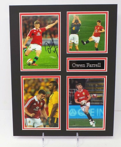 Owen farrell signed mounted - owen,
