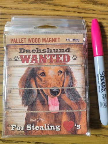 Pallet wood magnet new - wood,