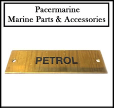 Pertol Brass Plate Narrow Boat