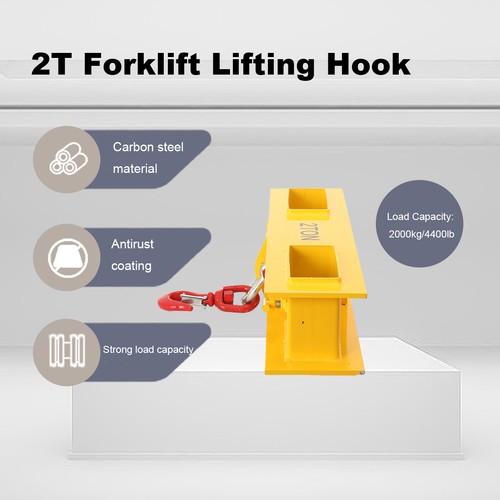 Forklift lifting hook 4400lbs - forklift, hook,