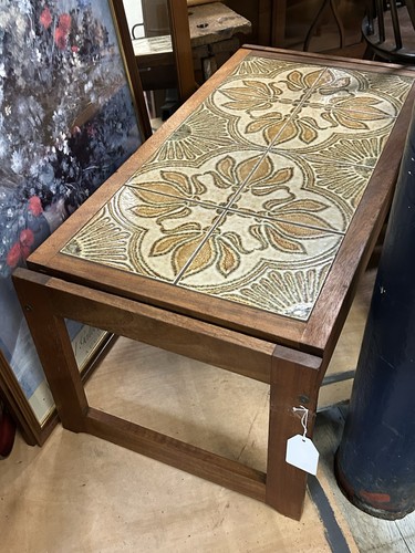 Danish mid century teak - mid, tiled