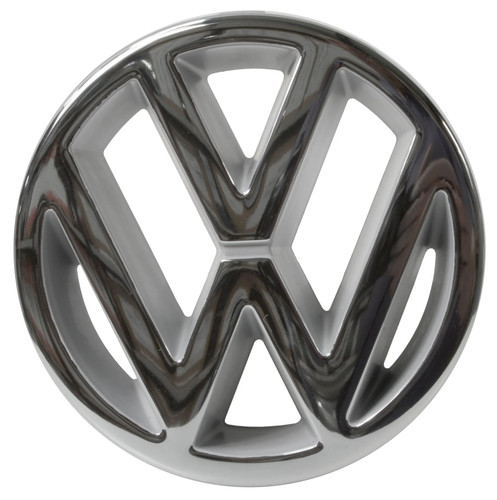 Chrome grille badge 125mm - grille,