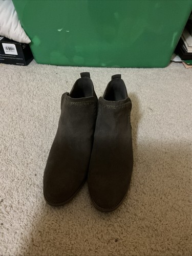 Tom suede ankle bootie - suede,