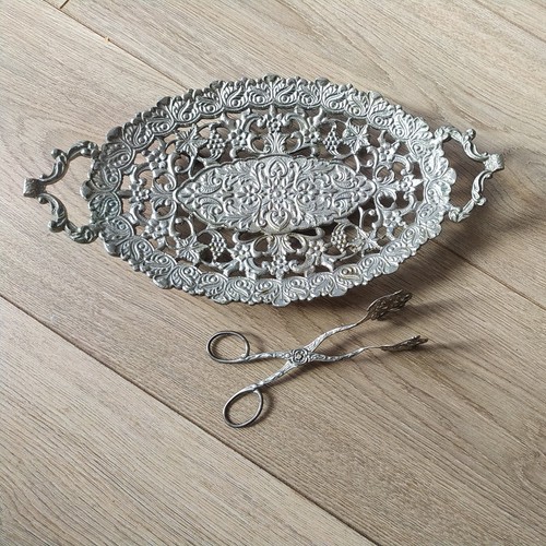 Antique silver platedfiligree - silver,