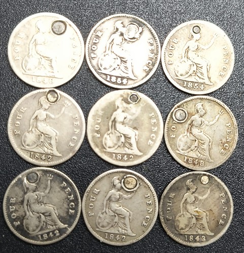 Grams fourpence - grams, (.925)