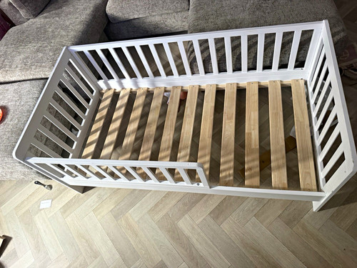 Ikea white wooden slatted - ikea,